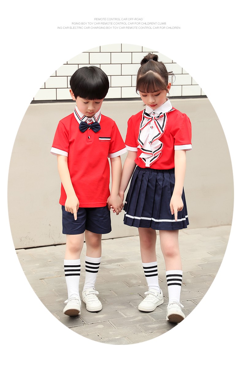 夏季短袖POLO衫校服8881