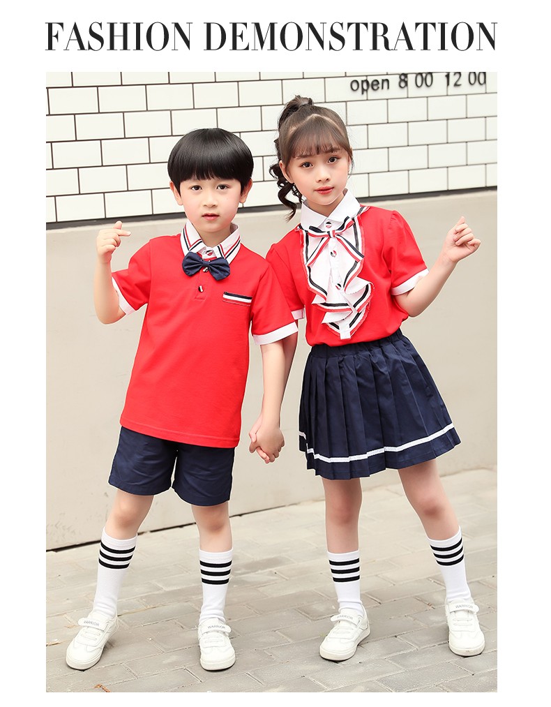 夏季短袖POLO衫校服8881