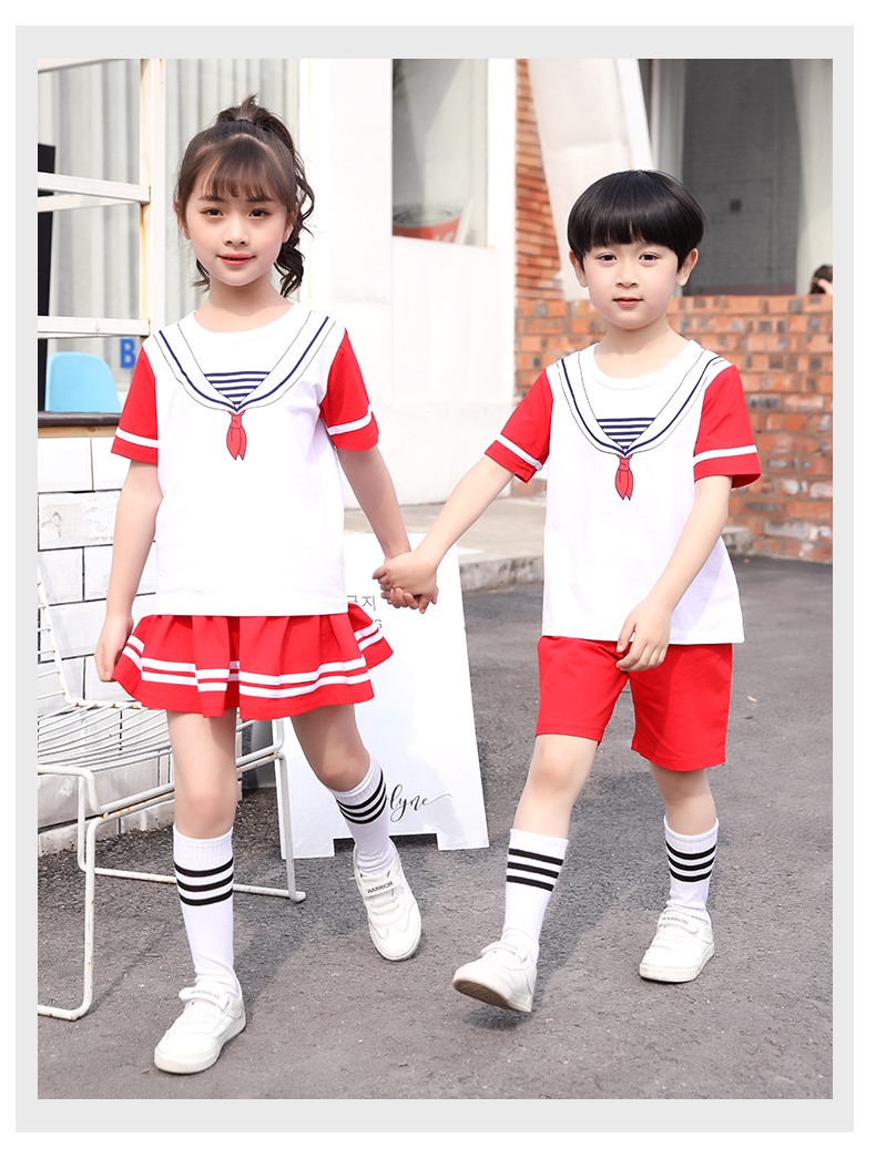 夏季短袖T恤校服8882