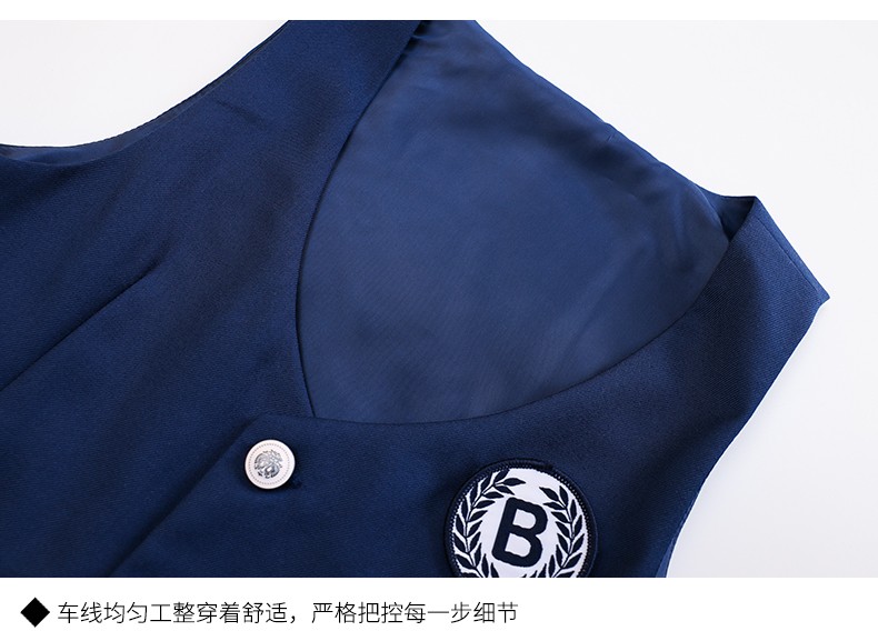正装校服-马甲短袖套装2027细节展示