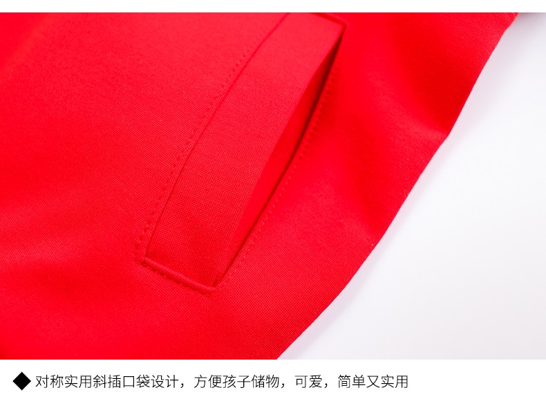 春秋儿童撞色字母运动套装 88112细节展示