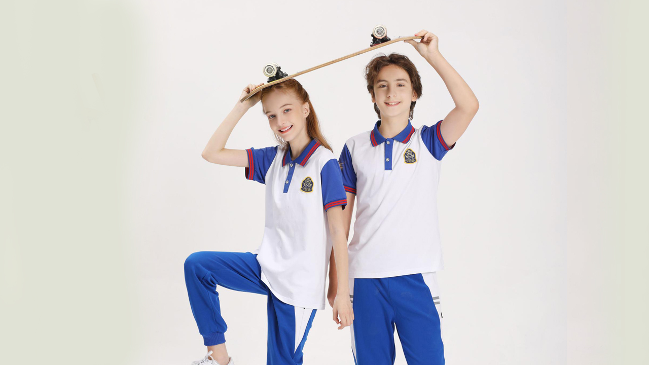 短袖POLO衫校服定制