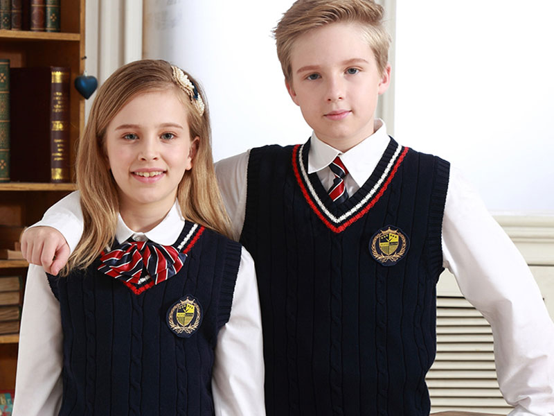 学生针织马甲校服