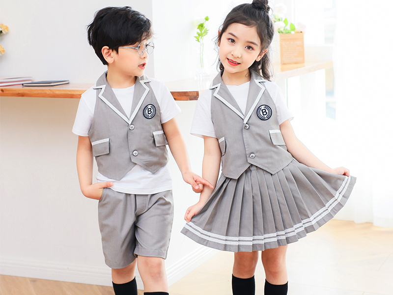 夏季短袖校服定做