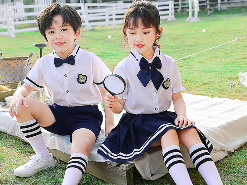 夏季短袖衬衫校服