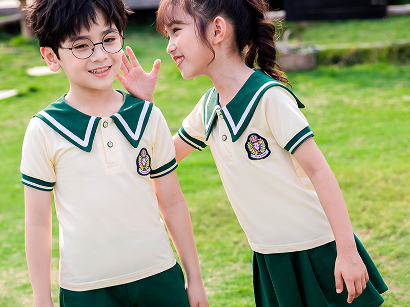 夏季短袖校服套装