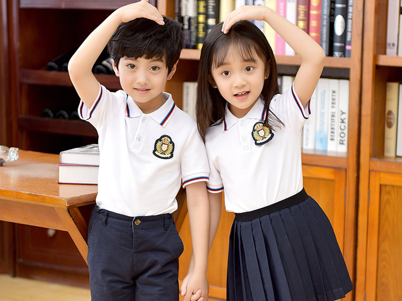 夏季短袖校服套装