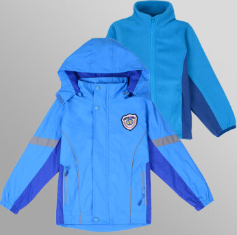 防风冲锋衣校服正面